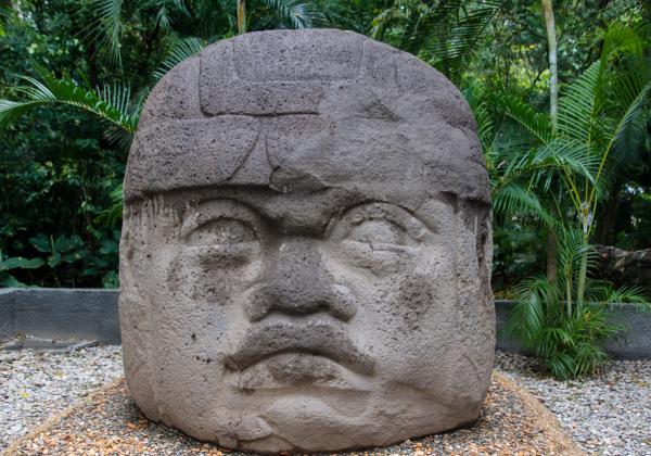  We flew into Villahermosa and overnighted there.  The next day we visited the Parque-Museo de la Venta in Villahermosa and drove to Palenque.
